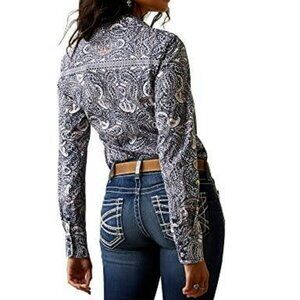 ARIAT Kirby Long Sleeve Shirt Watercolor Paisley
